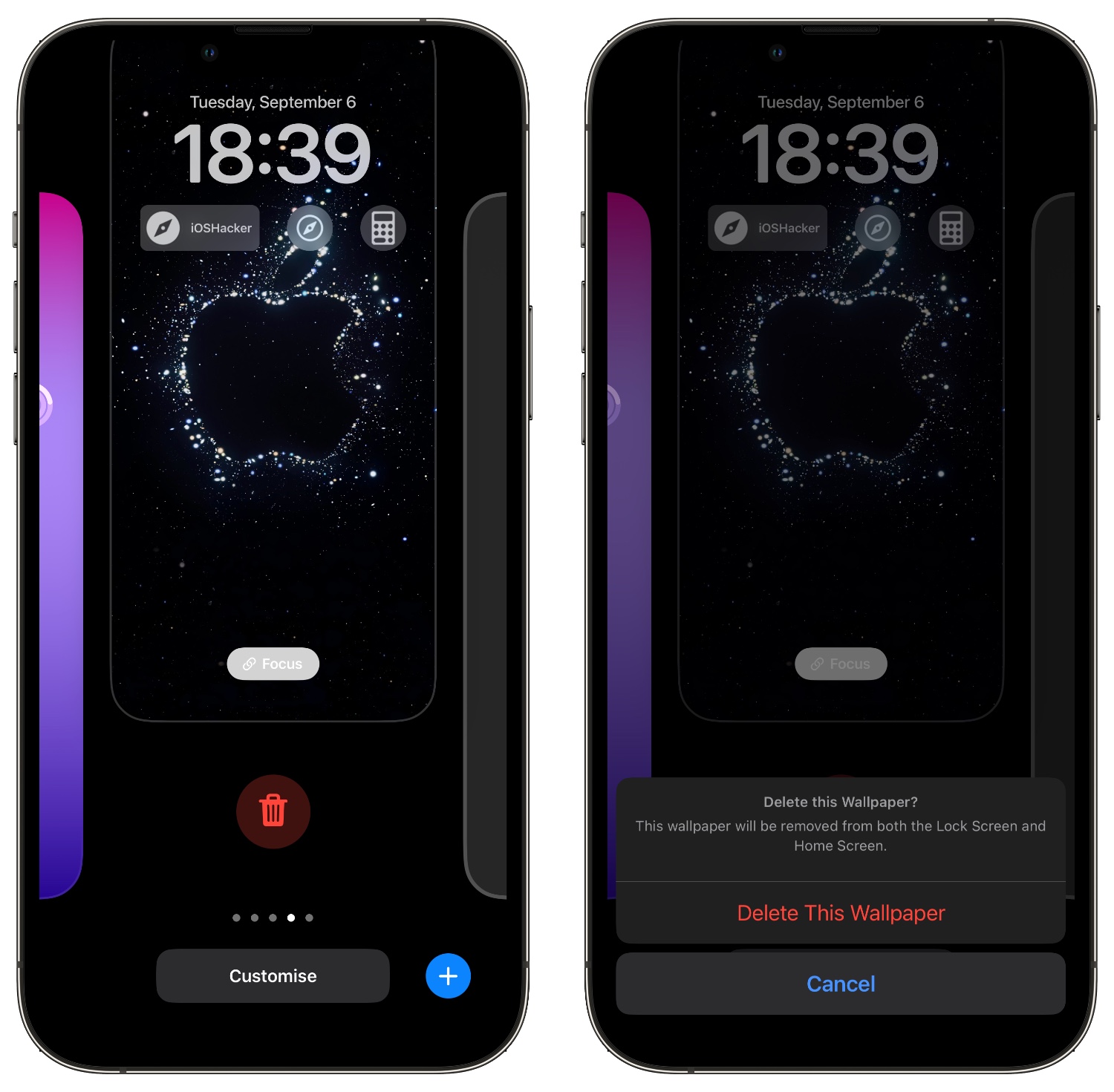 How To Add Or Remove Lock Screen Wallpaper From iPhone's Lock Screen  Gallery - iOS Hacker