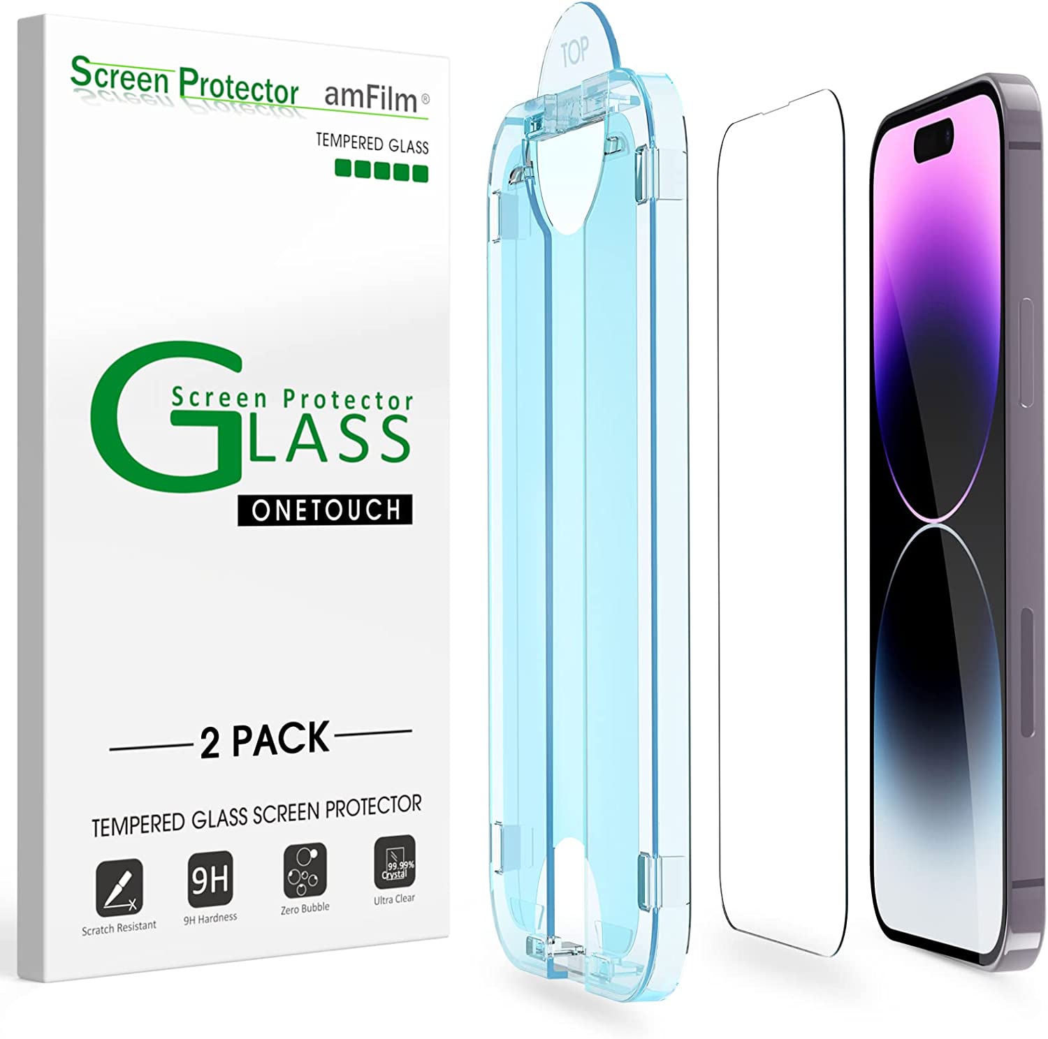 Shatterproof Scratch-Resistant Case Friendly Tempered Glass Film Screen Protector for iPhone 11 Pro Max 3 Pack Screen Protector for iPhone 11 Pro Max Conber 