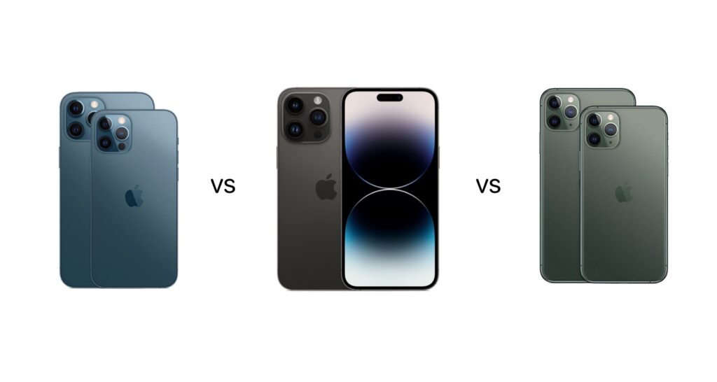 13 pro vs 12 pro vs 14 pro