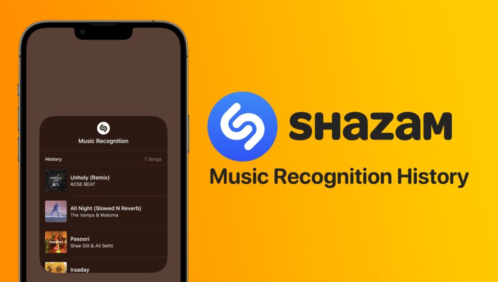 Music Recognition History on iPhone