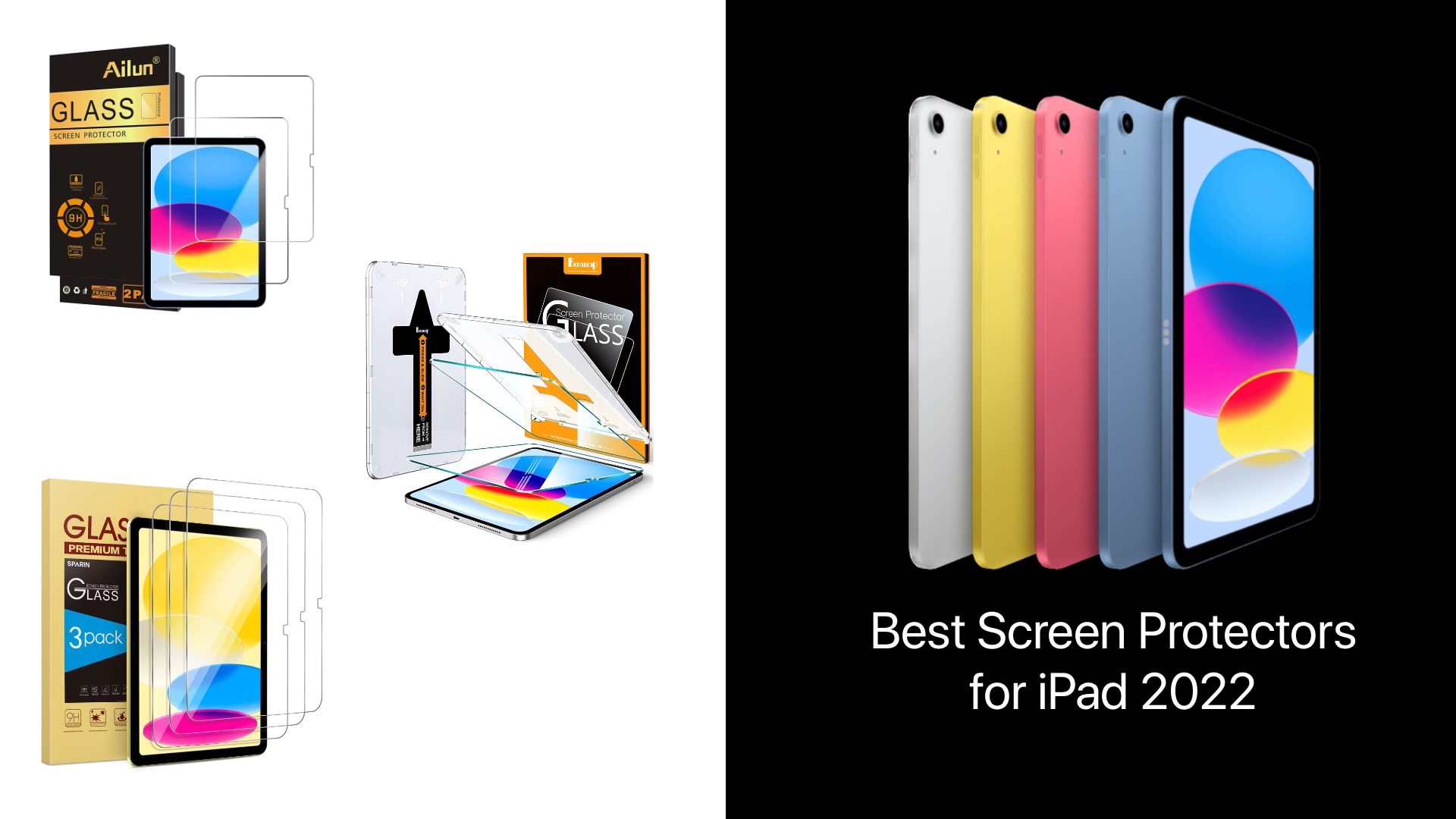  ProCase 2 Pack Screen Protector for iPad 10.9 10th