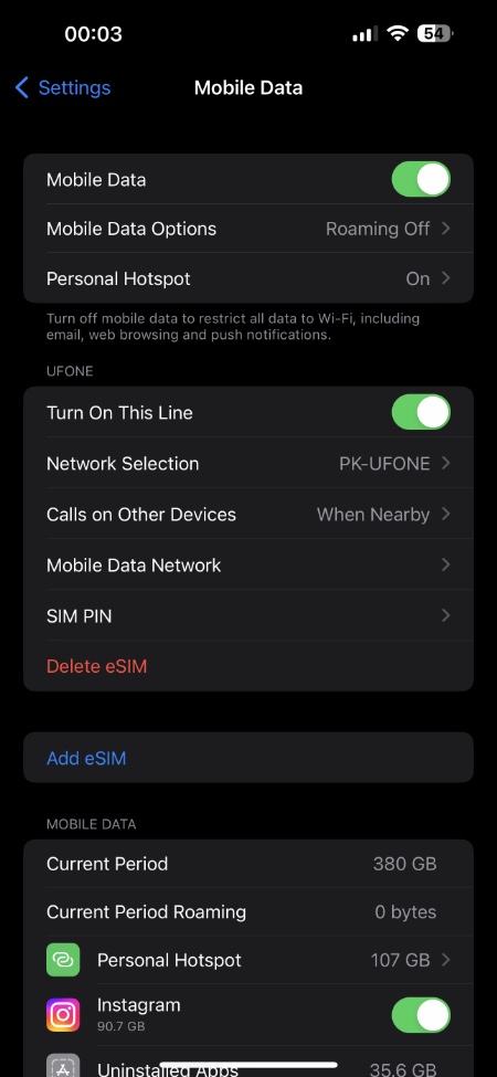 how to delete esim on iphone 14 verizon