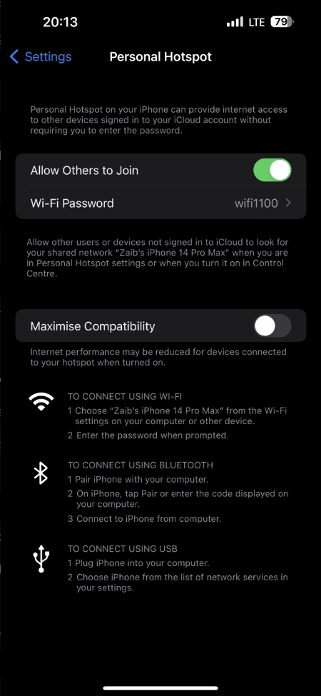 iPhone’s Personal Hotspot Not Showing On Other Devices? Fix Here - iOS