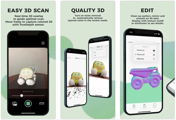 Les 5 meilleures applications scan 3D Android et IOS