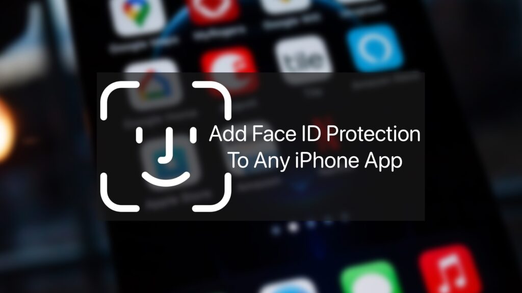 how to add face id to apps iphone 15 pro max