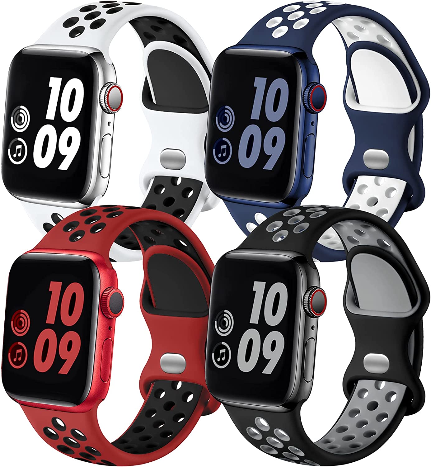 2023 NBA Basketball Silicone Sports Strap For Apple Watch band