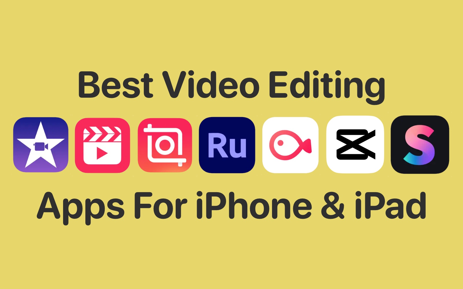 best video editing app for iphone youtube