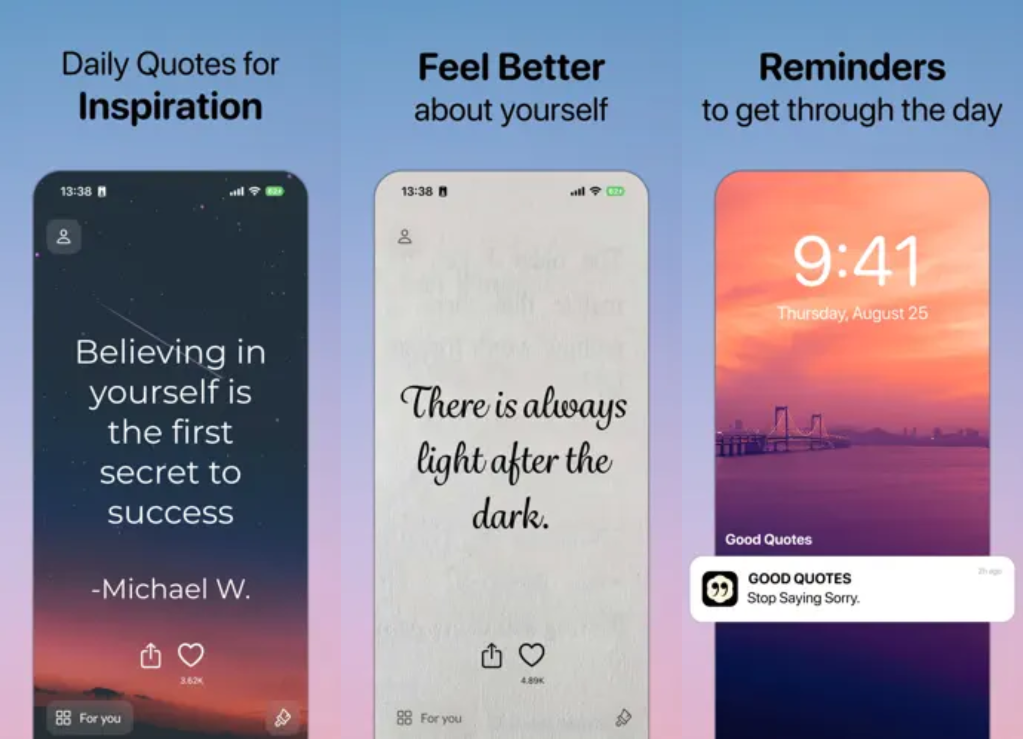 Best Motivation Apps with Daily Quotes For iPhone - iOS Hacker