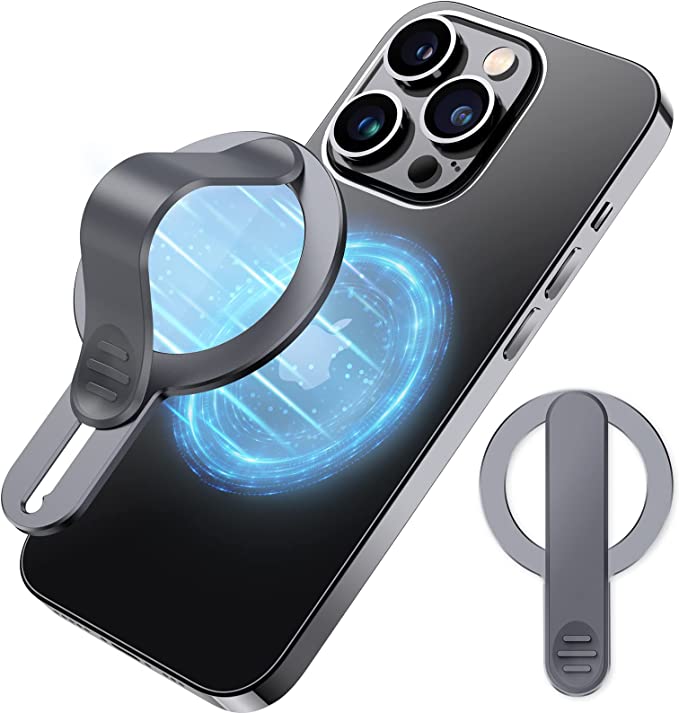 ESR for MagSafe Ring Holder (HaloLock), Magnetic Phone Ring Holder  Compatible with MagSafe Phone Grip, Magnetic Phone Grip with Adjustable  Stand for