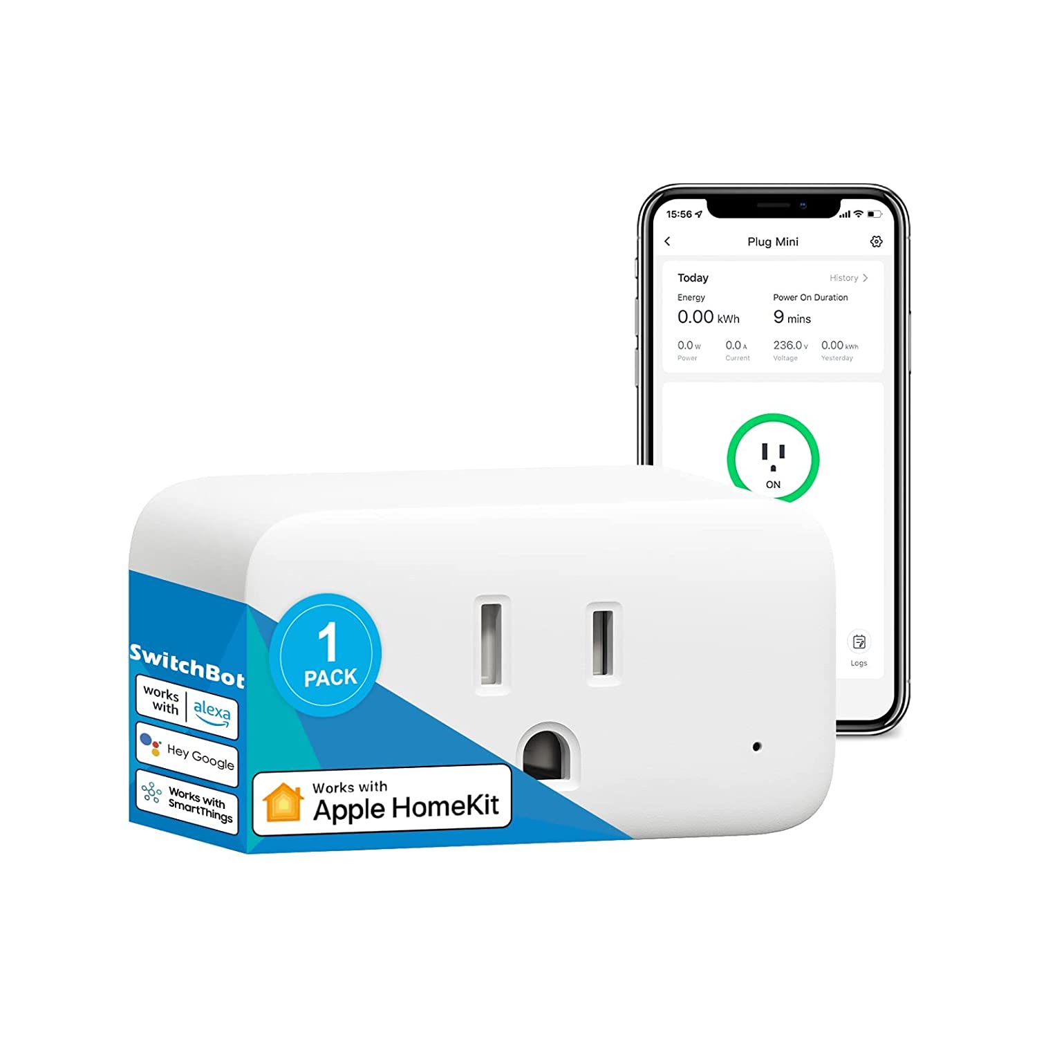 VOCOlinc Homekit Smart Plug Works with Alexa, Apple Home, Google