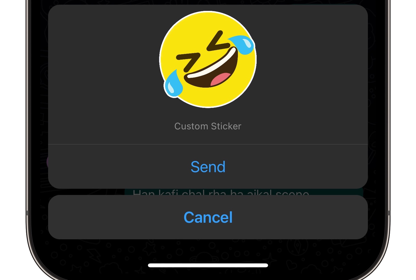 Here's a tutorial on how to create your own sticker on WhatsApp Web