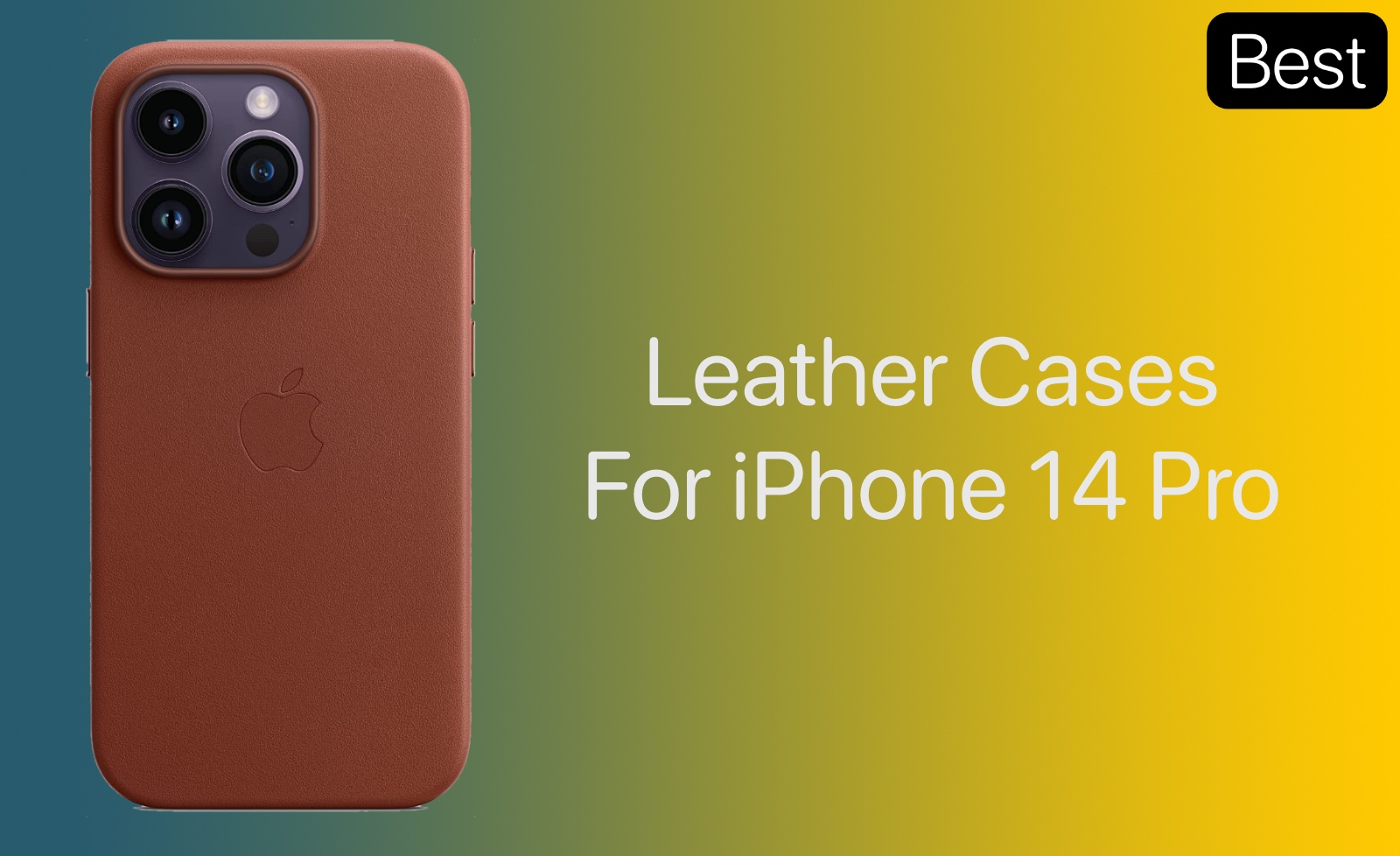 iPhone 14 Pro Max Leather Case with MagSafe review: Premium feel, perfect  fit