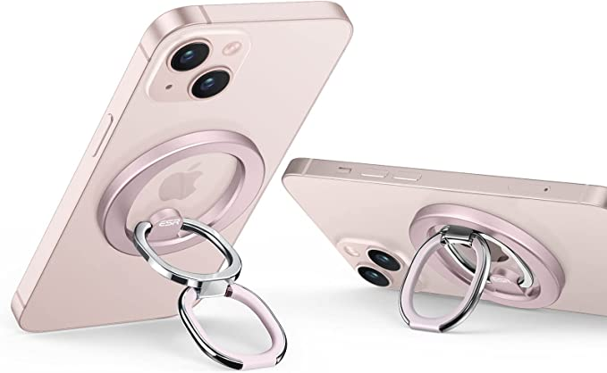 Doflyesky Magnetic Phone Ring Holder, Double Adjustable Phone Grip