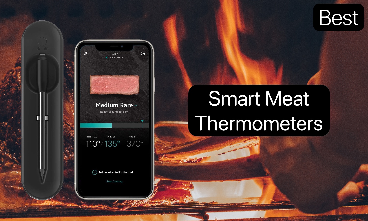 Urskive ugentlig Slip sko Best Smart Meat Thermometers with iPhone Apps - iOS Hacker