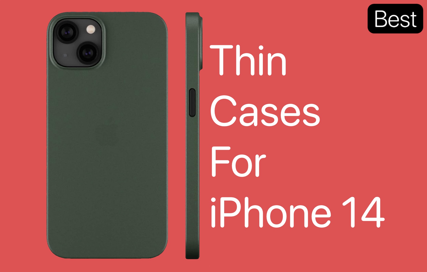 Super Thin Bumper iPhone 14 Pro Case iPhone 14 Pro Max / Black by Peel