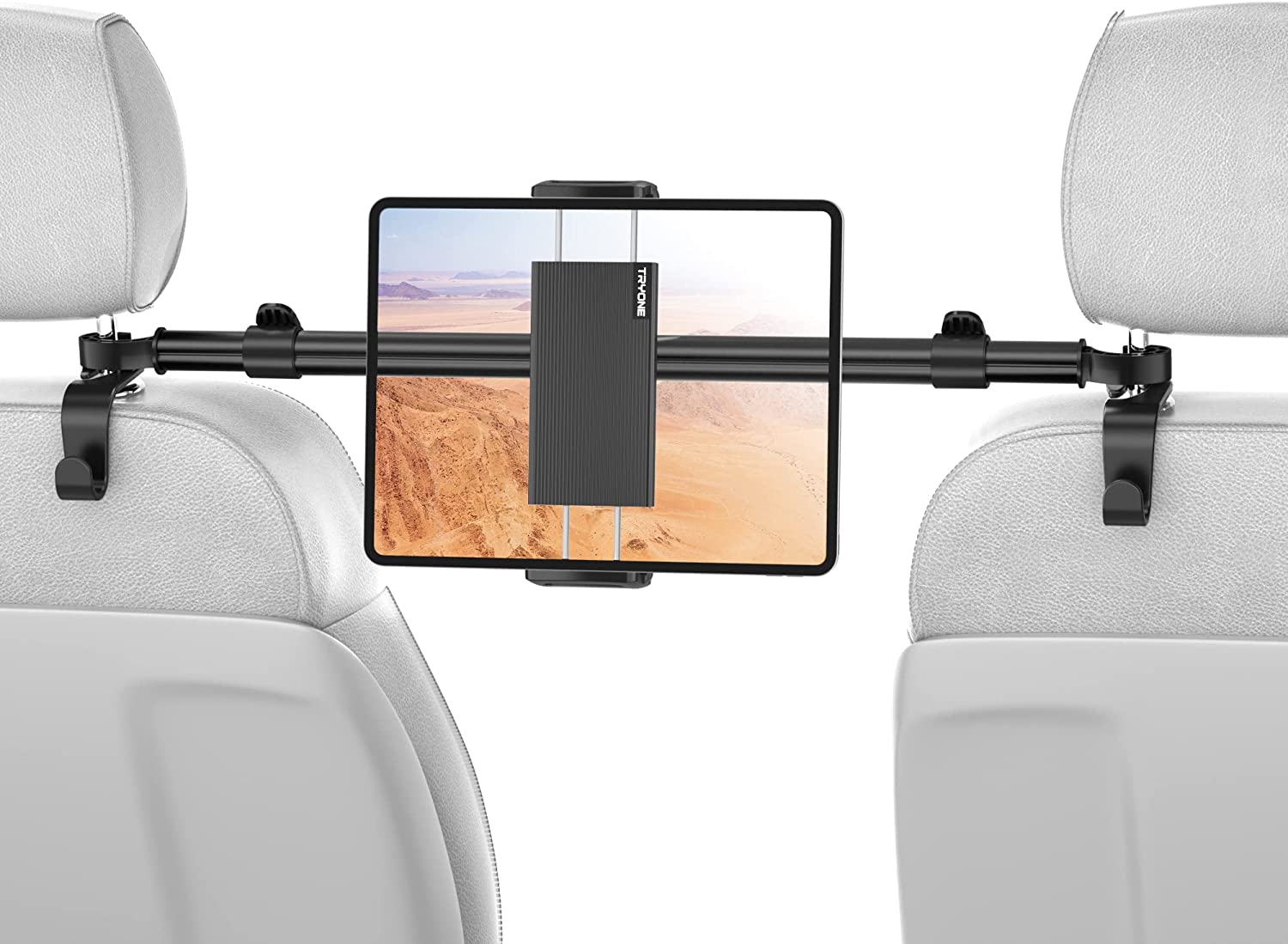 LISEN Tablet iPad Holder for Car Mount Headrest iPad Car Holder Back Seat Travel  Accessories Car