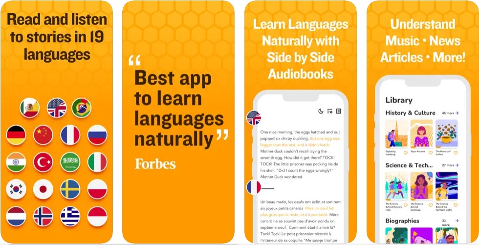 Language-learning app Beelinguapp focuses on songs and stories - Rest of  World