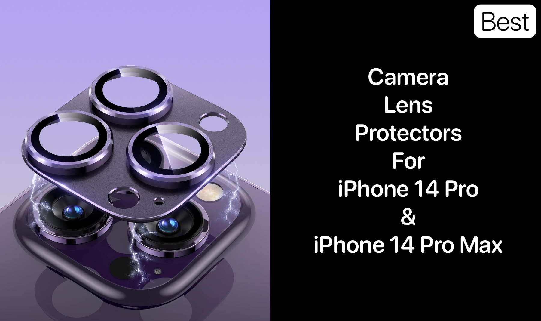 Gadget Guard Camera Lens Protector for Apple iPhone 14 Pro/14 Pro Max in  Clear