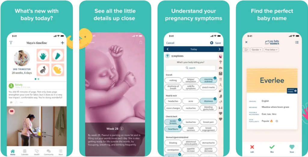 pregnancy apps free