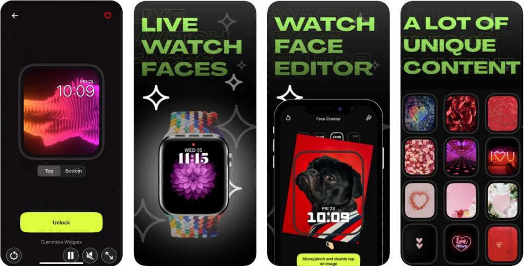 create working Apple Watch faces