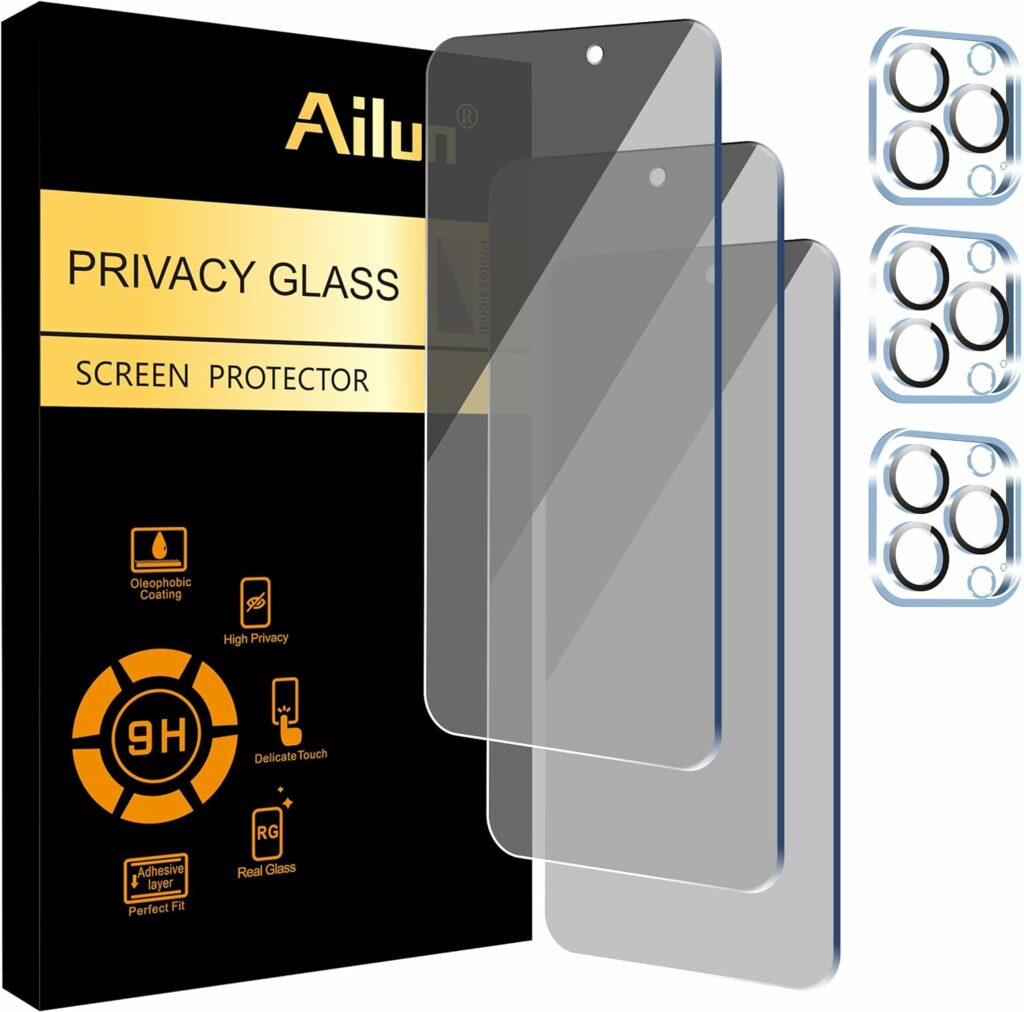 best privacy screen protectors for iPhone 15 Pro Max