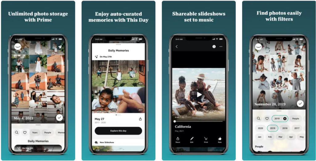 iPhone photo storage app with free storage