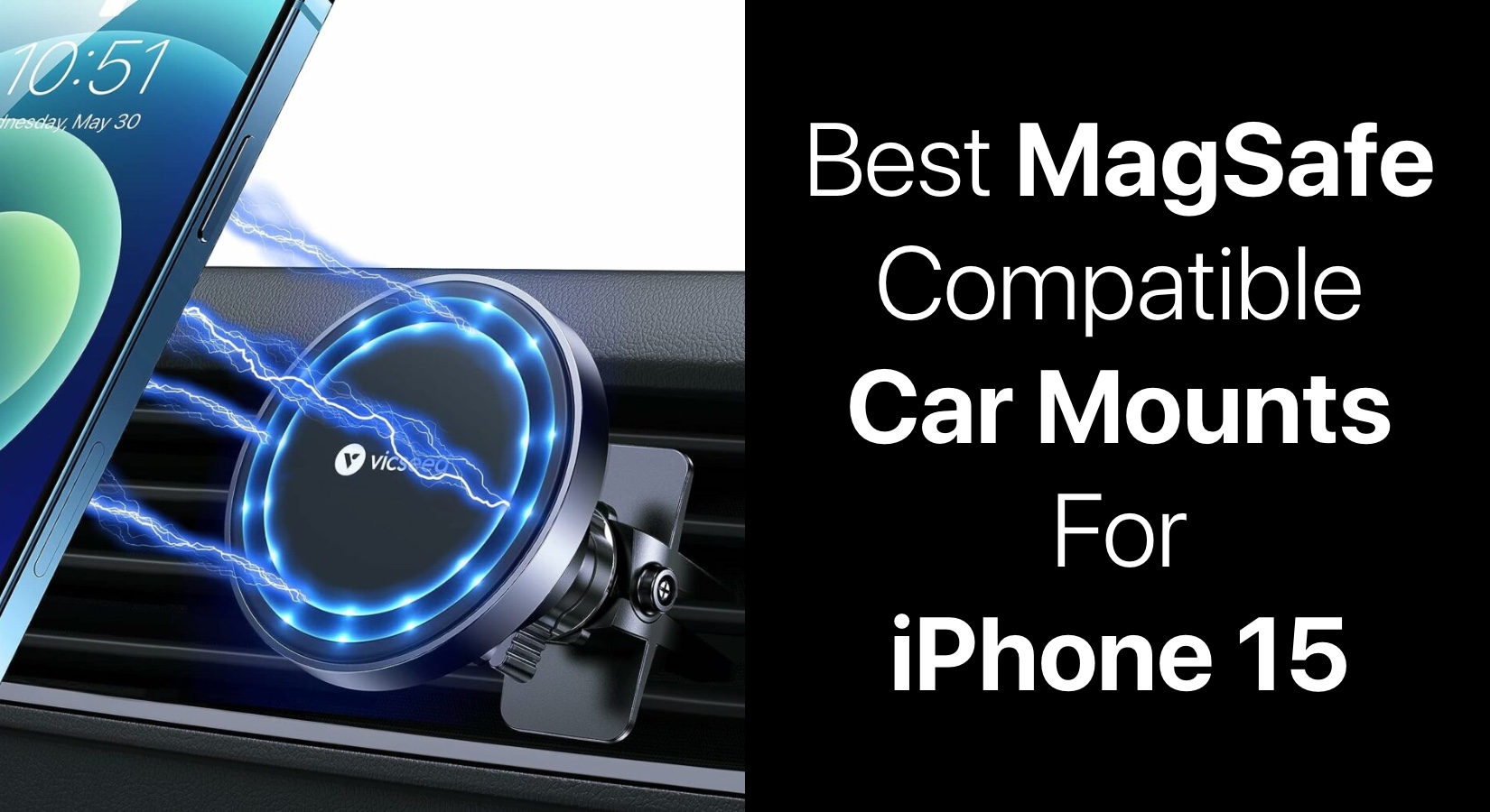 The BEST Magsafe Wireless Car Charger - ESR 15W MagSafe Car