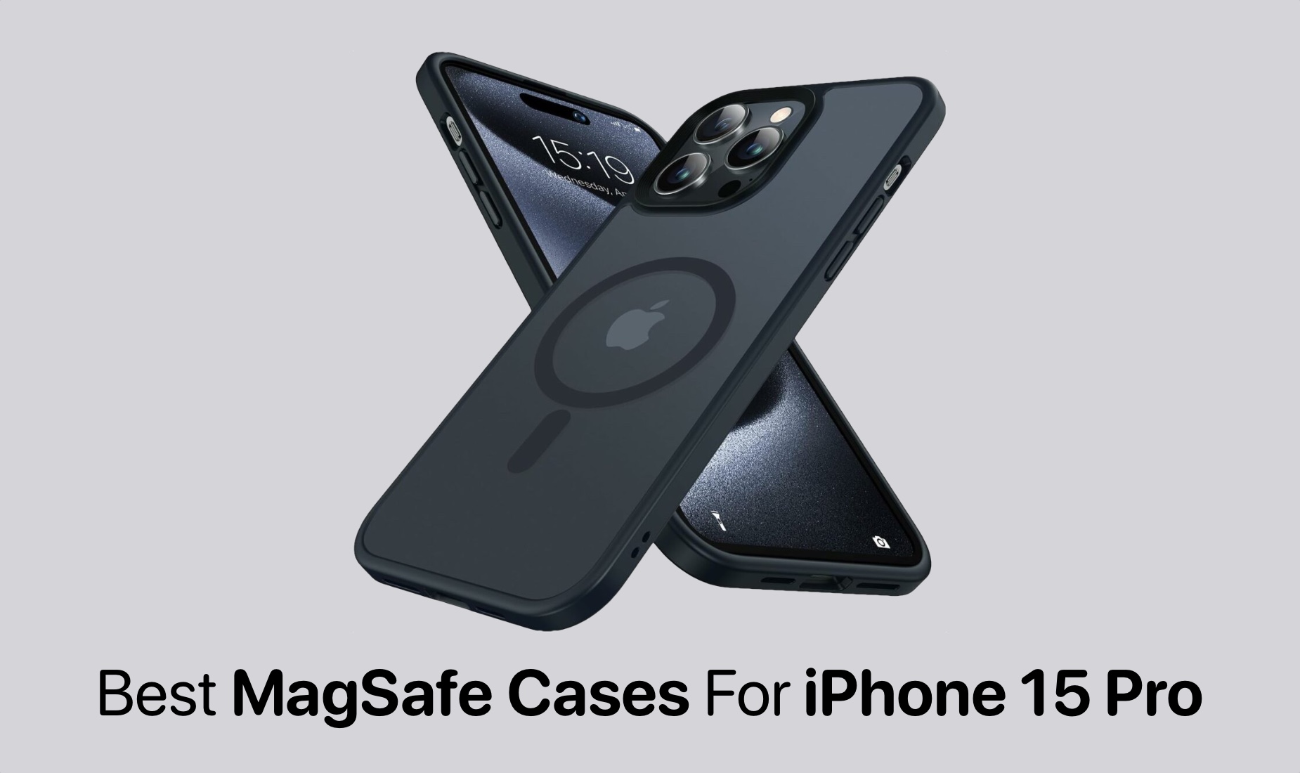 JETech Magnetic Case for iPhone 15 6.1 Compatible with MagSafe  WirelessCharging