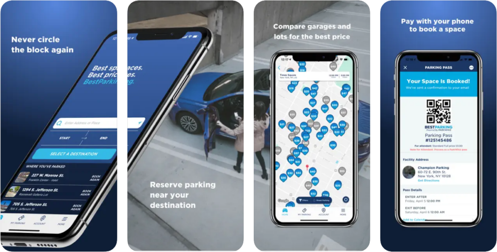 Best apps for find parking