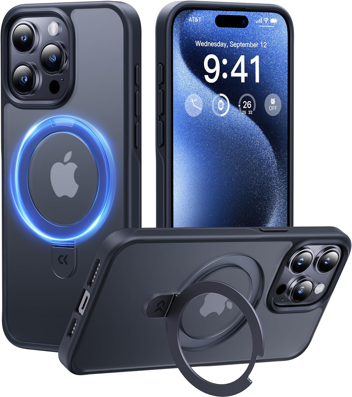 JETech Case for iPhone 15 Pro 6.1-Inch, Soft TPU Transparent Slim