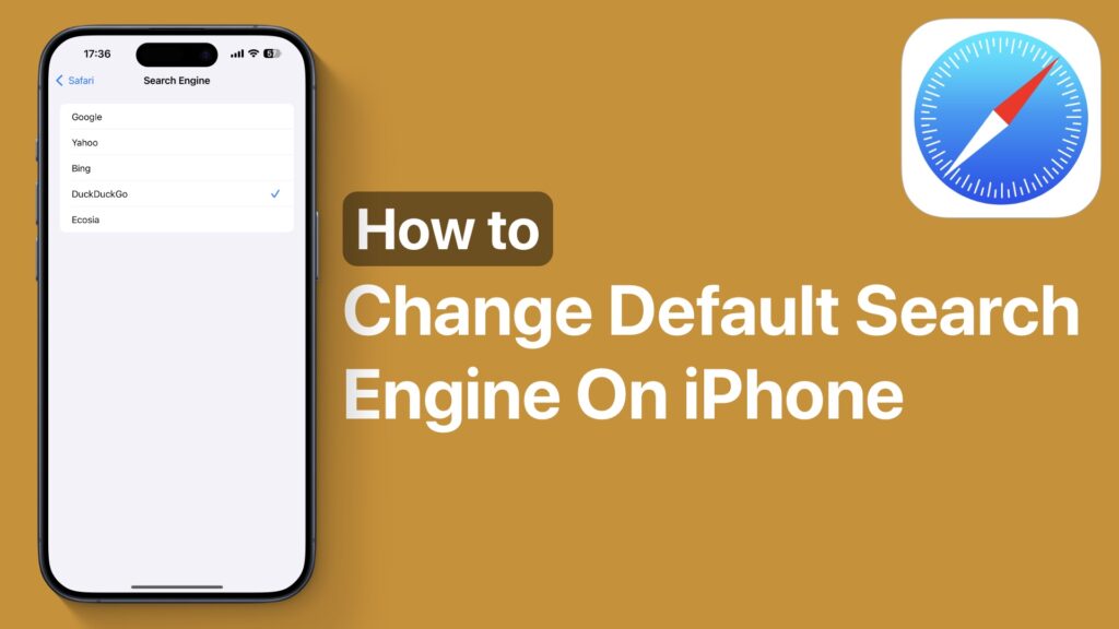 Change default search engine