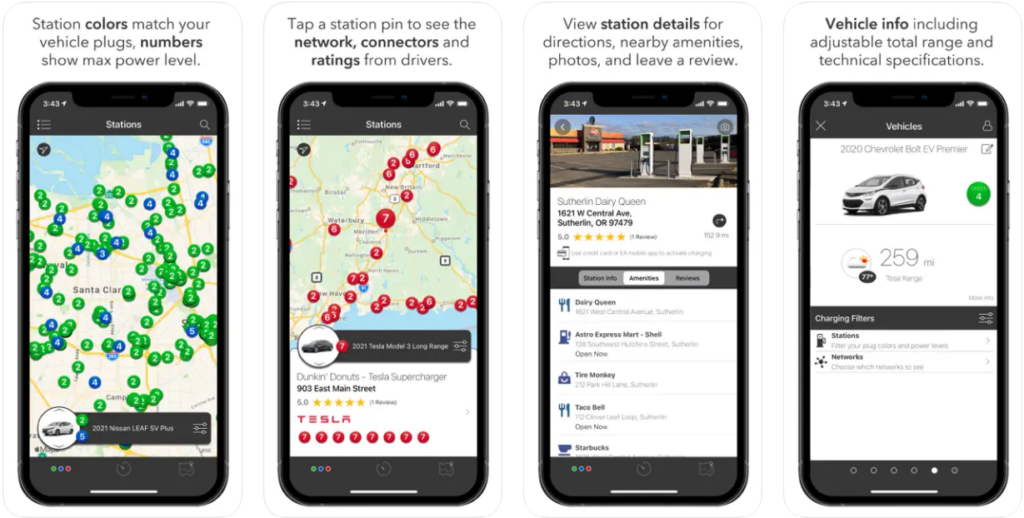 best EV charging station apps for iPhone