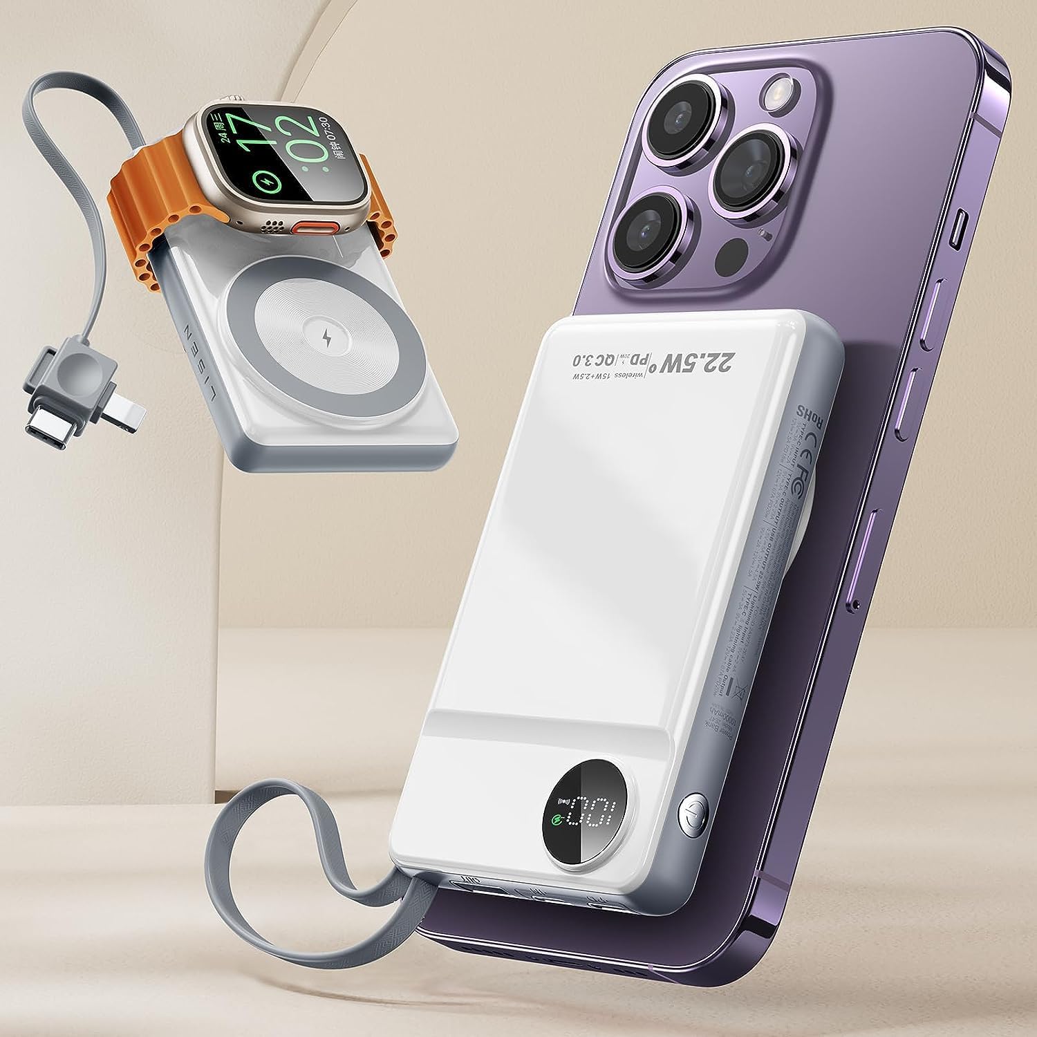 Batteries externes - Powerbank pour Apple iPhone 15 Plus