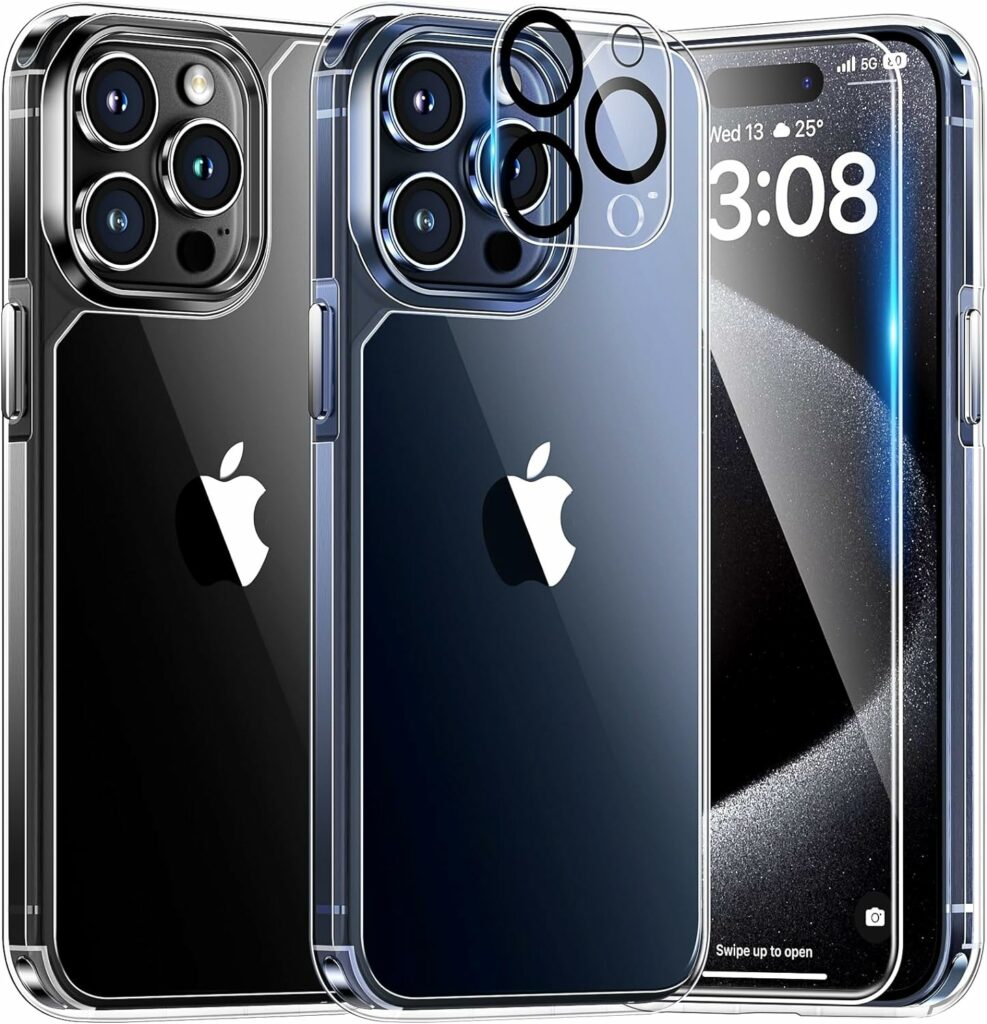 non-yellowing iPhone 15 Pro clear cases