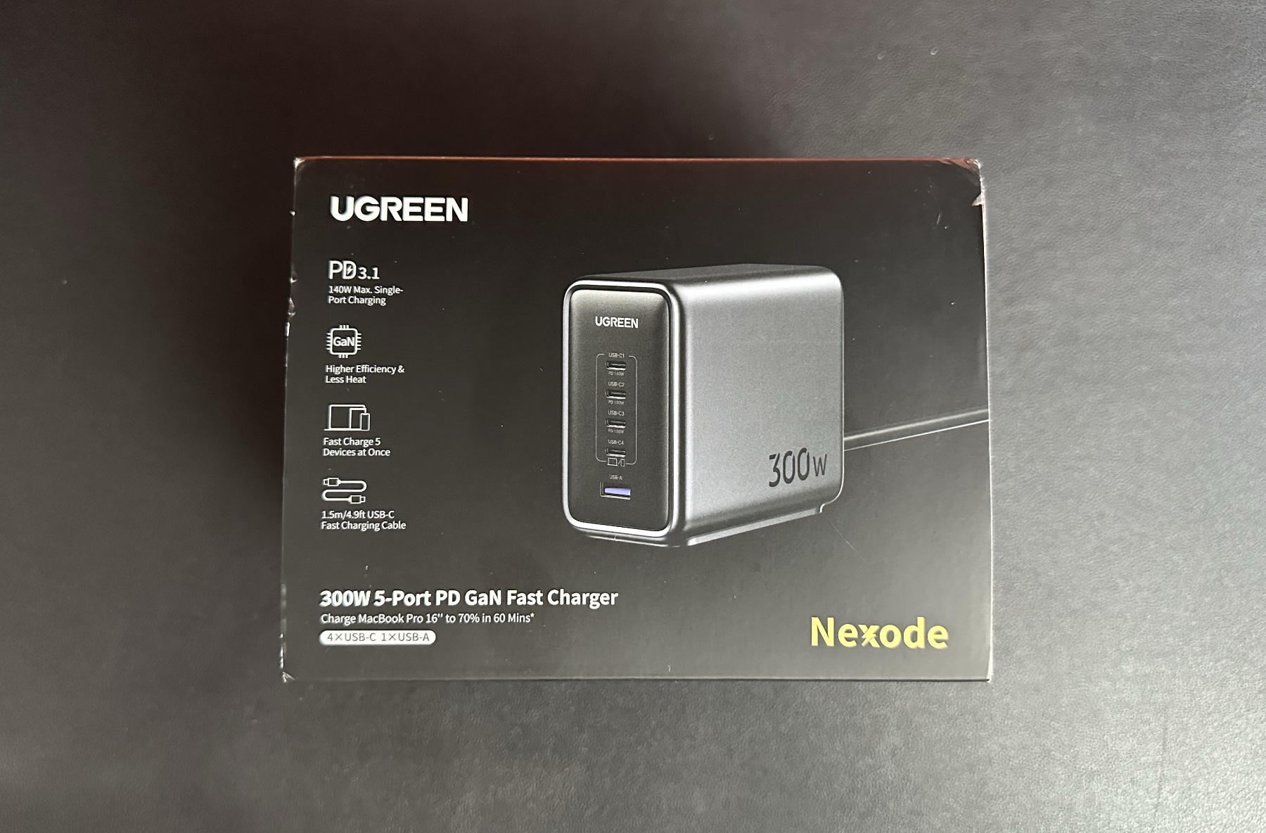 Quick Look: Ugreen Nexode 300W GaN Desktop Charger