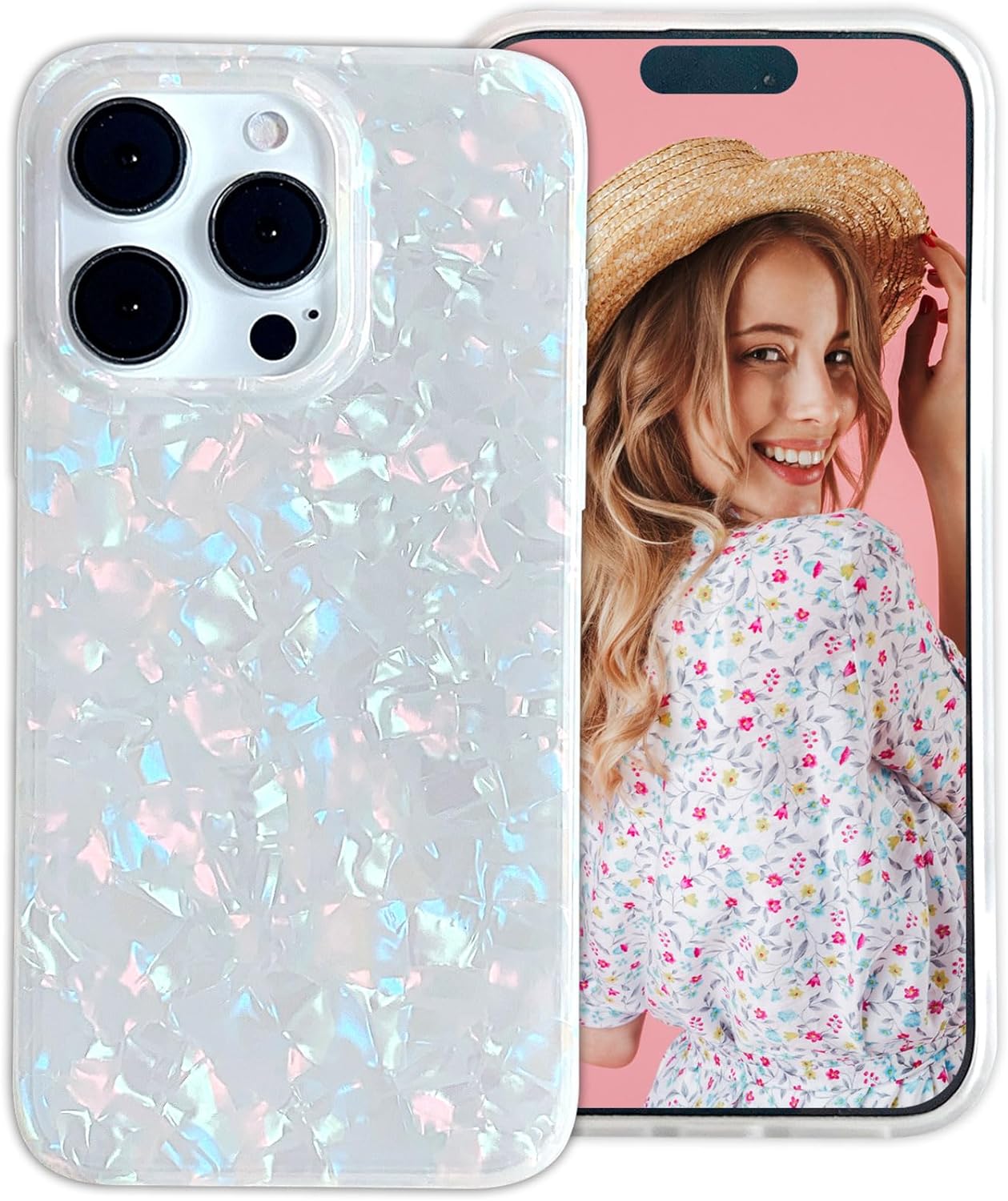  Misscase for iPhone 15 Pro Max Magnetic Glitter Case