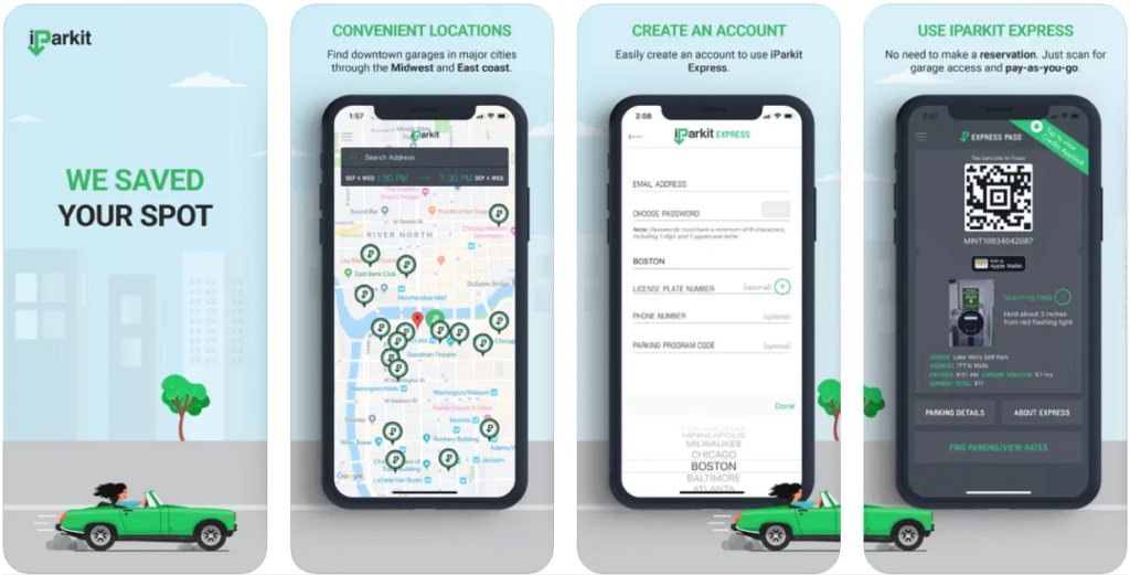 iPhone parking apps