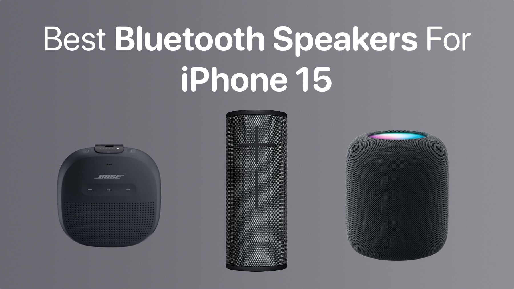 What smart speaker works best sale with iphone