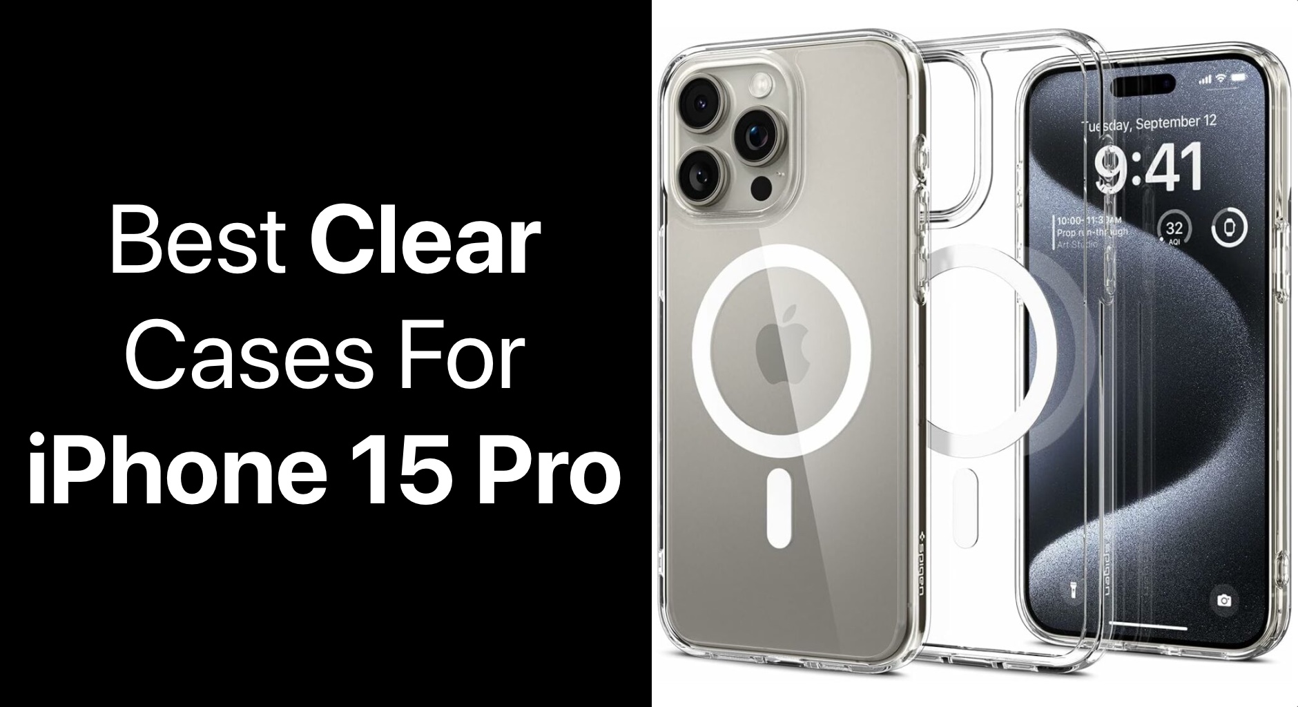 iPhone 15 Pro Max ESR Zero Case Clear TPU Case