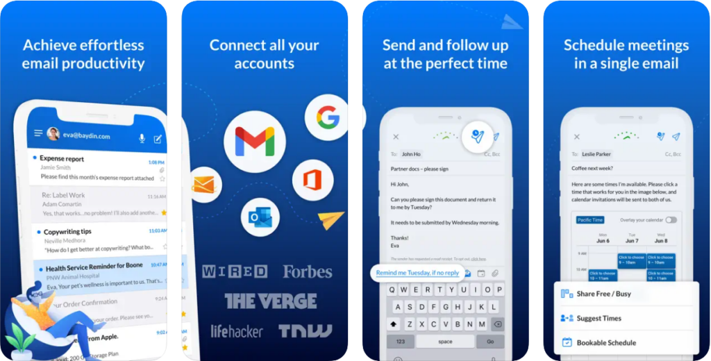 best mail app for multiple accounts on iPhone