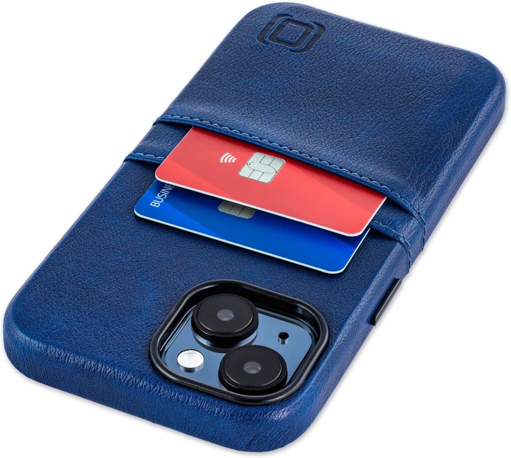 Leather Tri-Fold Wallet Case for iPhone 15 Pro - Premium Full Grain Leather