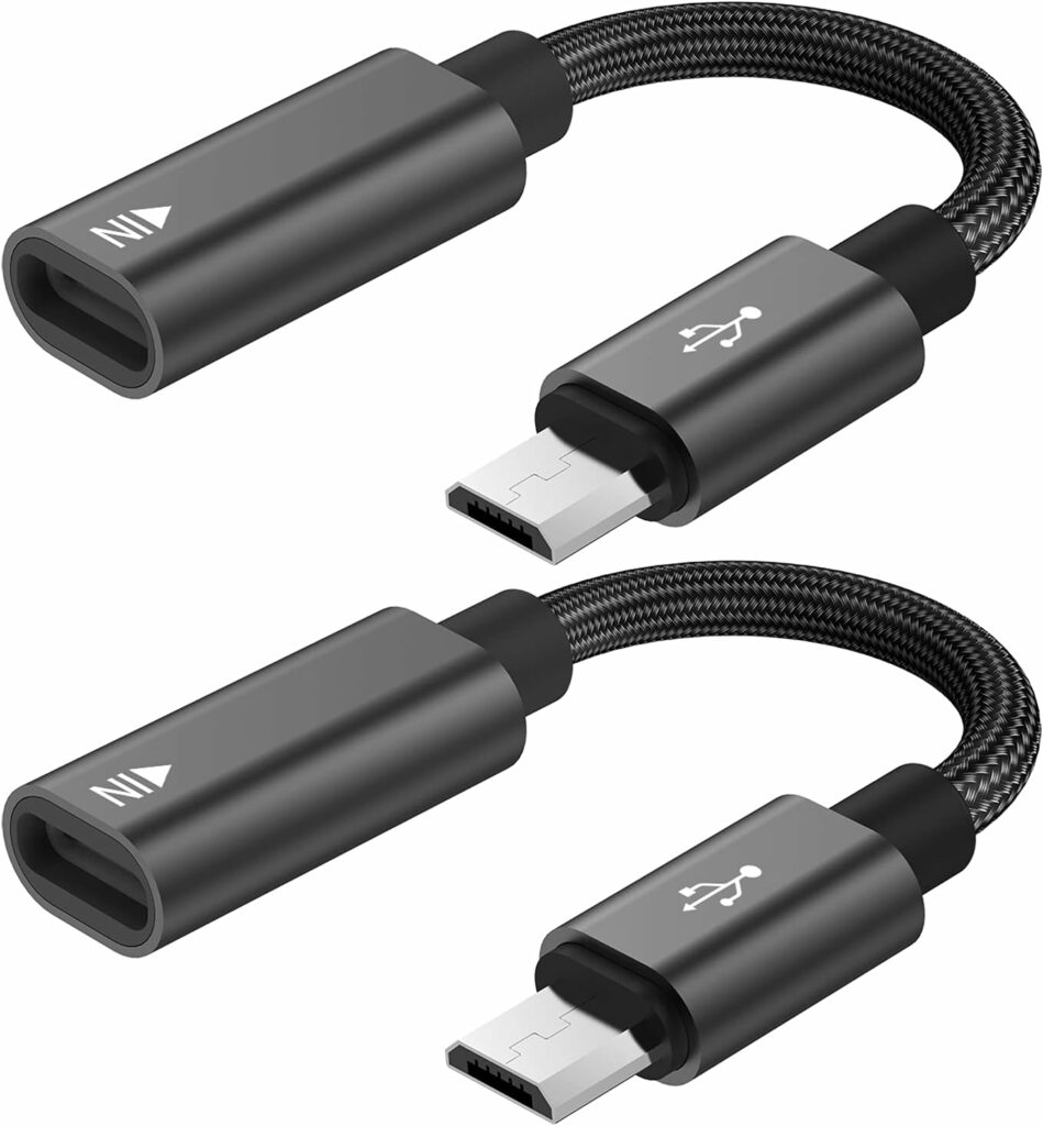 USB-C female adapters for microUSB