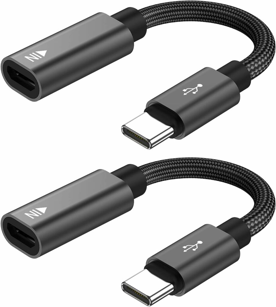 microUSB to USB-C adapters for iPhone