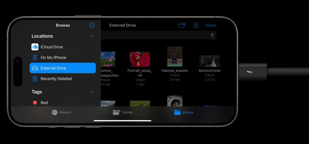 what can you do with USB-C on iPhone