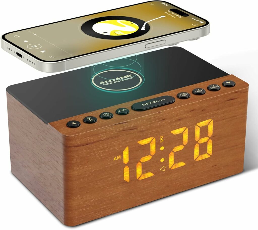 ANJANK Wooden Bluetooth Speaker