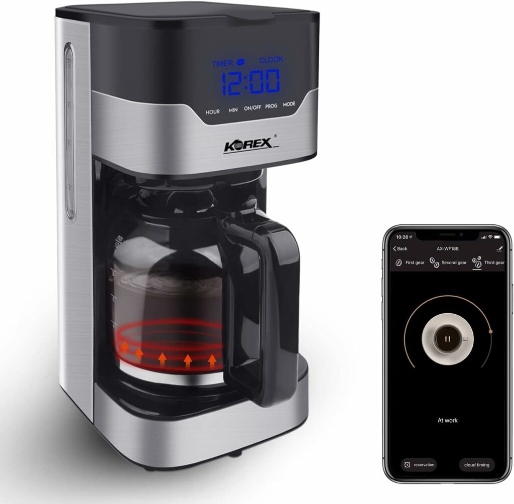 Wi-Fi coffee maker for iPhone users