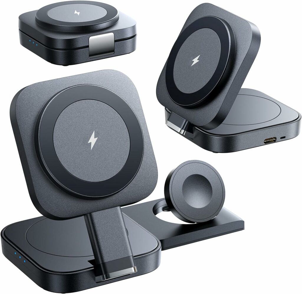 LISEN 3 in 1 Charging Station for Apple Devices