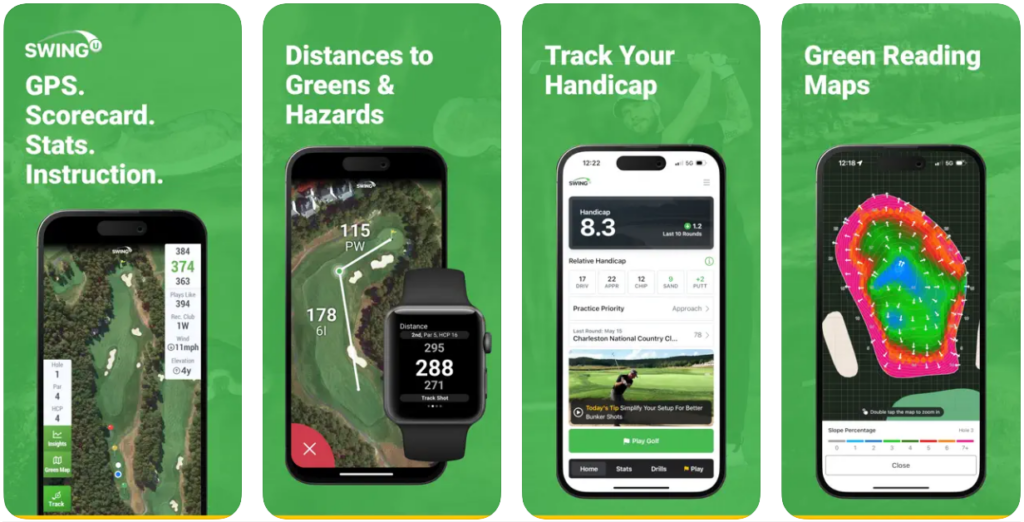 SwingU Golf GPS app