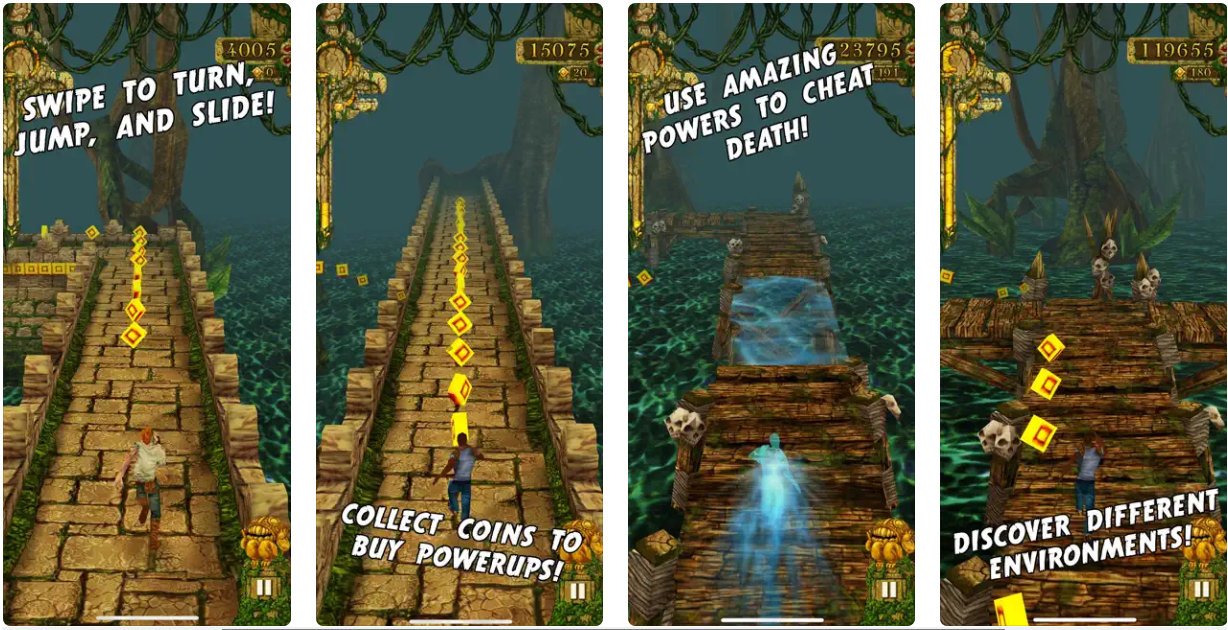 Game Mechanics of Temple Run – Triangle Jump