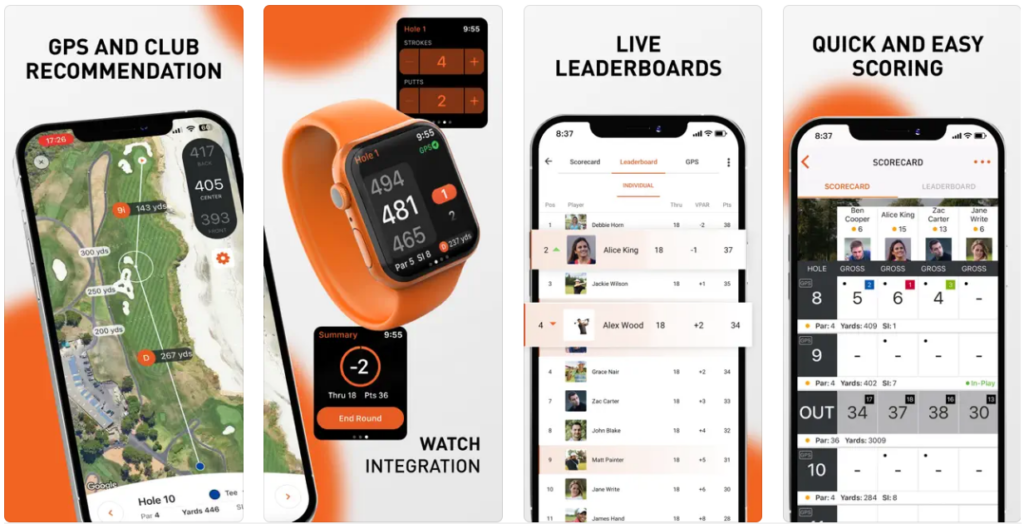 VPAR Golf GPS App for iPhone
